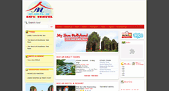 Desktop Screenshot of hoiandailytours.com